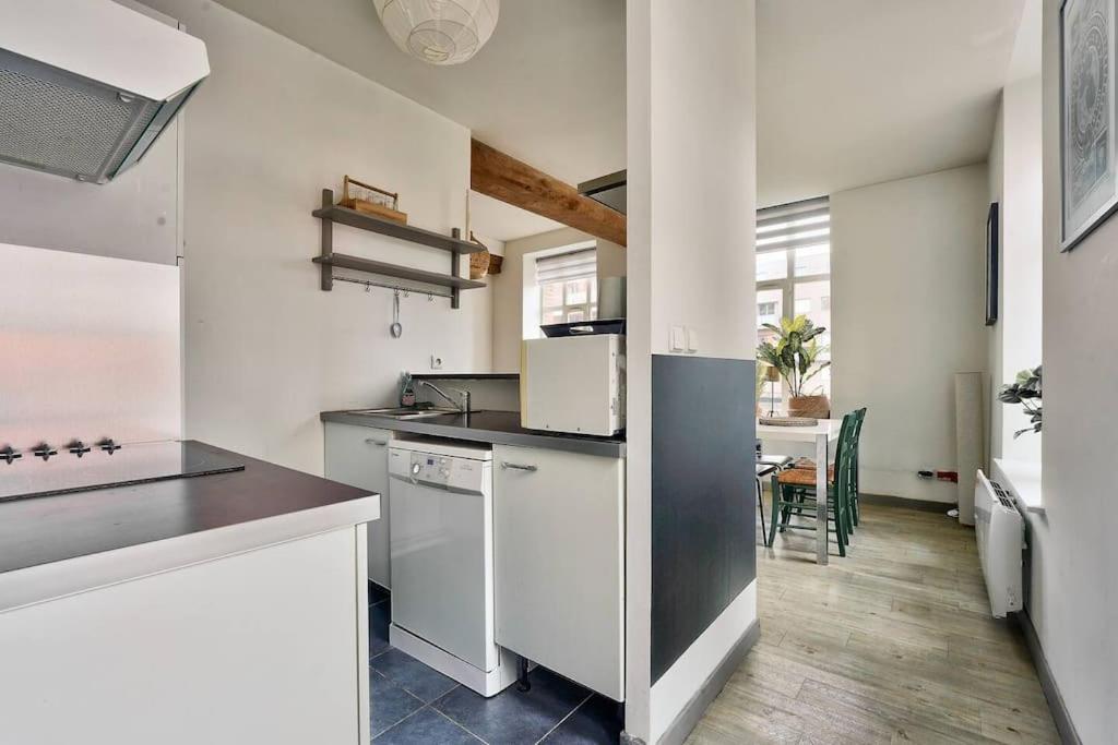 Appartement Lumineux Et Calme Parking Gratuit ليل المظهر الخارجي الصورة